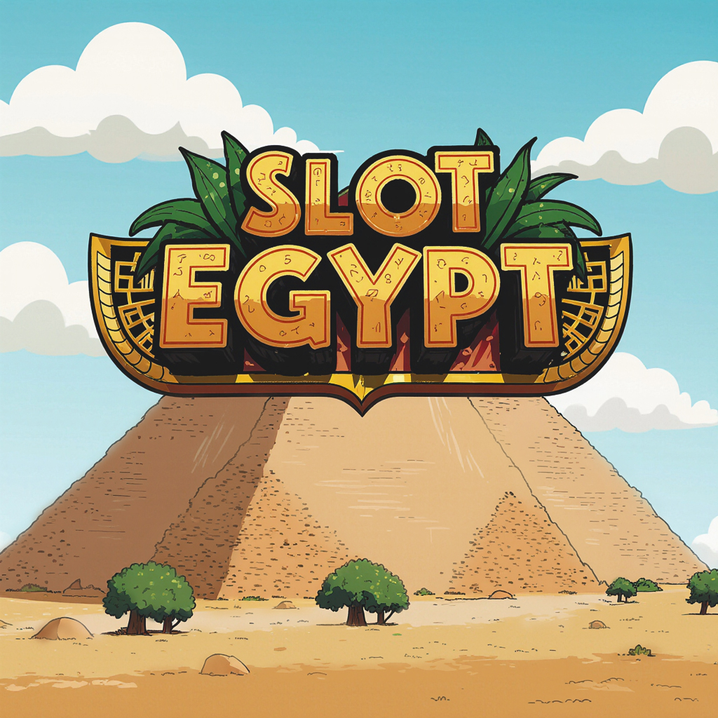 Egypt slot game — ancient pyramids and pharaoh symbols glowing in golden light